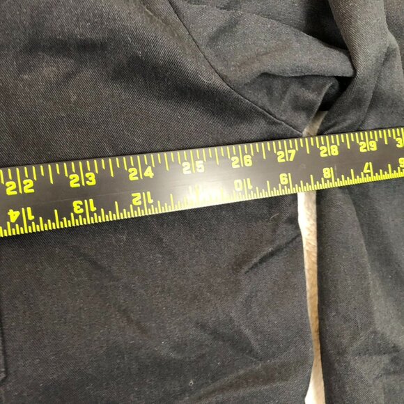 Dickies Mens Button Up Work Shirt Size 2XT Black Long Sleeve Pockets Classic - Picture 4 of 9